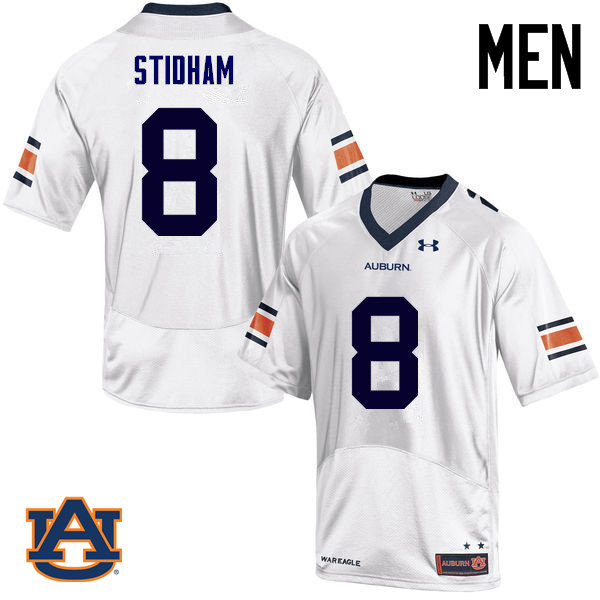 Men Auburn Tigers #8 Jarrett Stidham College Football Jerseys Sale-White